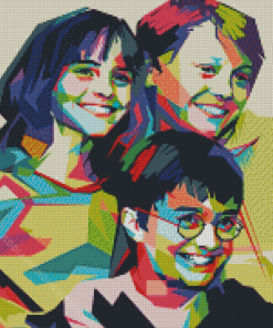 Harry Potter Characters Pop Art Diamond Painting