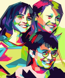 Harry Potter Characters Pop Art Diamond Painting