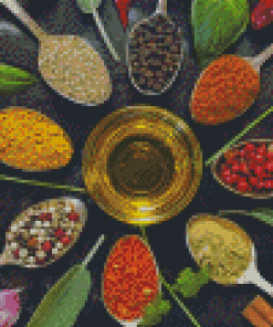 Herbs And Spices Diamond Painting