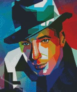 Humphrey Bogart Pop Art Diamond Painting
