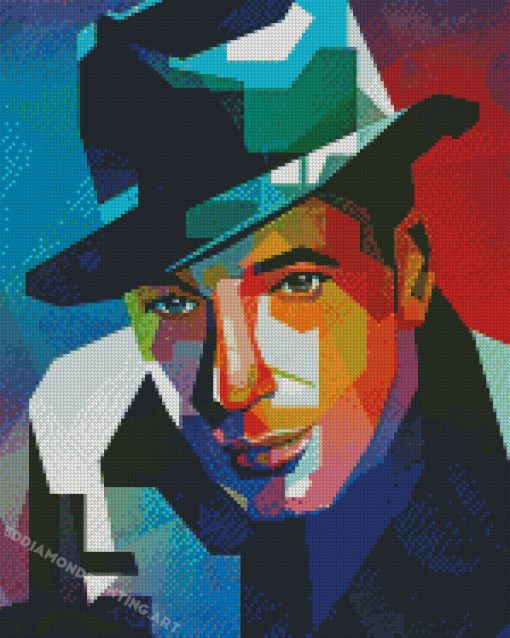 Humphrey Bogart Pop Art Diamond Painting