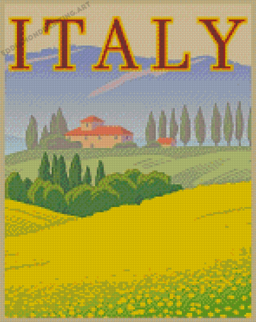Italy Poster Diamond Painting