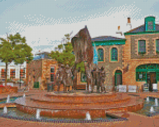 Liberation Square St Helier Diamond Painting