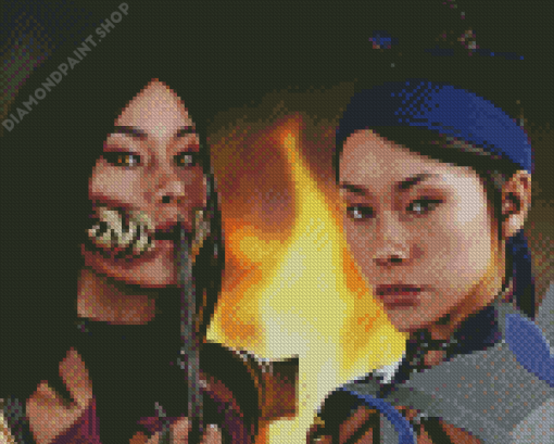 Mileena And Kitana Diamond Painting