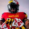 Maryland Terrapins Football Player Diamond Painting