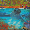 Monk Seal Animal Diamond Painting
