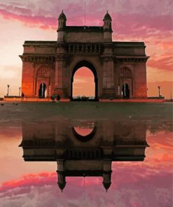Mumbai Gateway Of India Water Reflection Diamond Painting