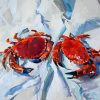 Two Crabs Art Diamond Painting