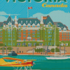Victoria Island Canada Poster Diamond Painting