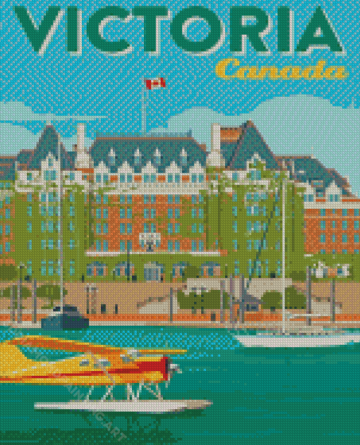 Victoria Island Canada Poster Diamond Painting