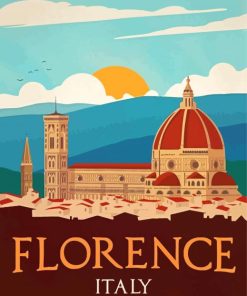 Vintage Florence Poster Diamond Painting