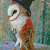 Witch Owl Diamond Painting
