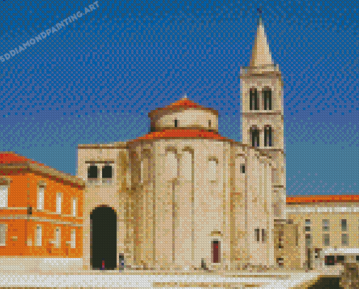 Zadar Church Building Diamond Painting