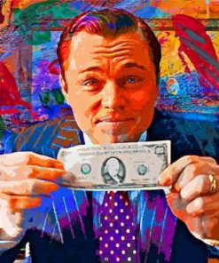 Abstract Wolf Of Wall Street Diamond Painting