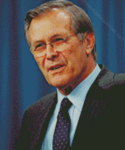 Aesthetic Donald Rumsfeld Diamond Painting