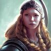 Aesthetic Norse Girl Diamond Painting