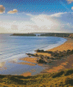 Aesthetic Pembrokeshire Beach Diamond Painting