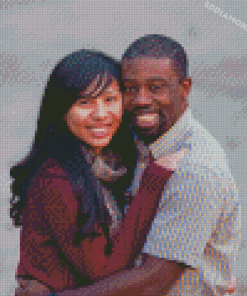 Asian And African Couple Diamond Painting