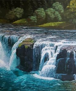 Beautiful Waterfall River Diamond Painting