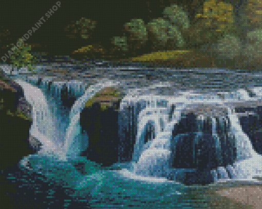 Beautiful Waterfall River Diamond Painting