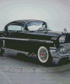Black 1958 Chevy Impala Diamond Painting