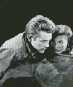 Black And white Rebel Without A Cause Diamond Painting