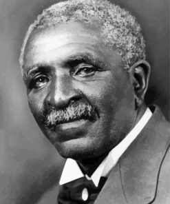 Black And White Washington Carver Diamond Painting