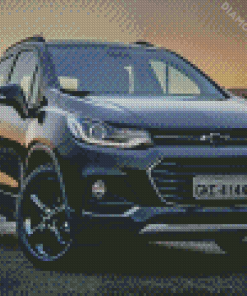 Black Chevrolet Tracker Diamond Painting