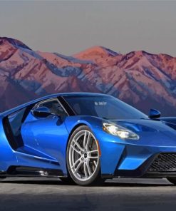 Blue Ford Gt Diamond Painting