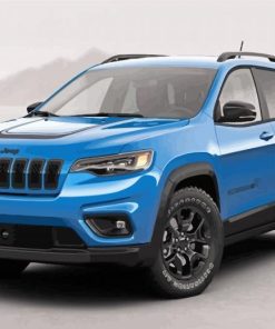 Blue Jeep Cherokee Diamond Painting