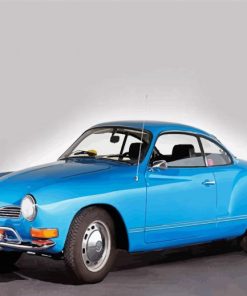 Blue Karmann Ghia Diamond Painting