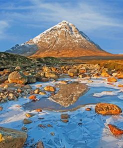 Buachaille Etive Mor Mountain Landscape Diamond Painting