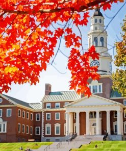 Colby College Autumn Diamond Painting
