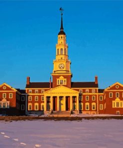 Colby College At Sunset Time Diamond Painting