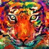 Colorful Tiger Look Diamond Painting