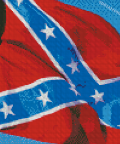 Confederate Flag Diamond Painting