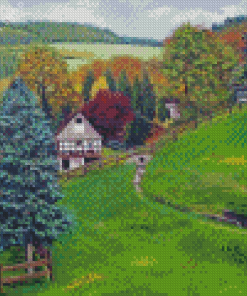 Cool Germany Countryside Diamond Painting