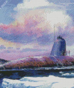 Cool Submarine Diamond Painting