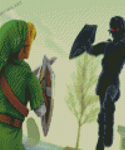 Dark Link Zelda Game Diamond Painting
