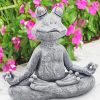 Grey Yoga Frog Diamond Painting