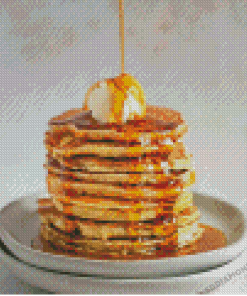 Pancakes With Honey Diamond Painting