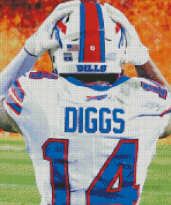 Stefon Diggs 14 Diamond Painting