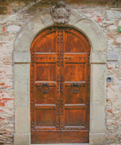 Wooden Italian Door Diamond Painting