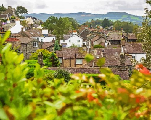 Ambleside Town Diamond Painting