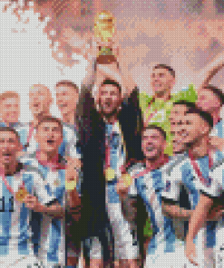 Argentina World Cup Win Diamond Painting