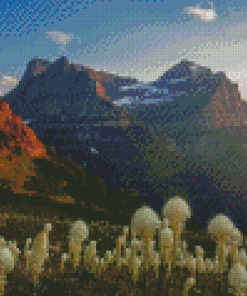 Beargrass Meadow Glacier National Park Diamond Painting