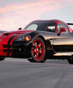Black And Red Dodge Viper Diamond Painting