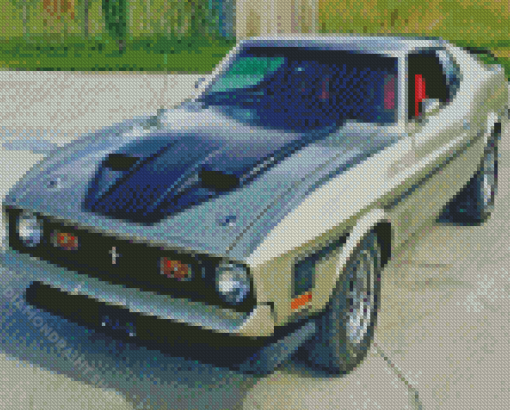 Classic Mustang Mach 1 Diamond Painting