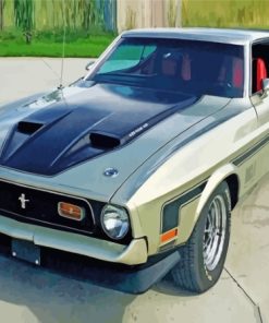 Classic Mustang Mach 1 Diamond Painting