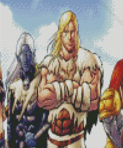 Companions Of The Hall Animation Characters Diamond Painting